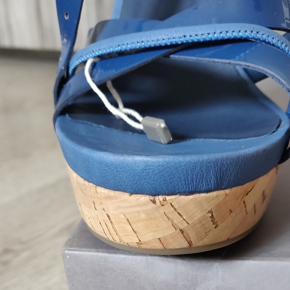 Vic Matie (Italy) Blue High Heels Sandals, newer worn 🇮🇹 - Picture 10 of 14